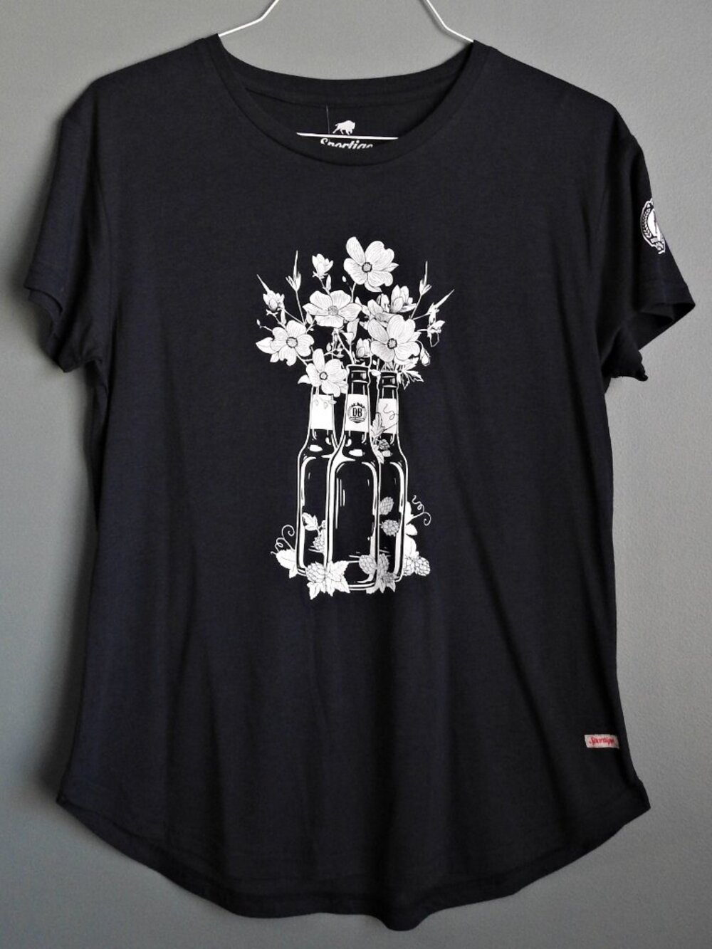 Devils Backbone Brewing Navy Blue Crew Neck Women's Top - XL